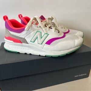 New Balance CW997 HMA Classic White Pink Sneakers